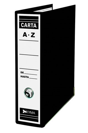 REGISTRADOR CARTA NEGRO    ARCOIRIS KYMA