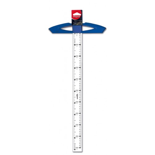 REGLA "T" ACRI TRANSP F 60CM C/G   MAPED