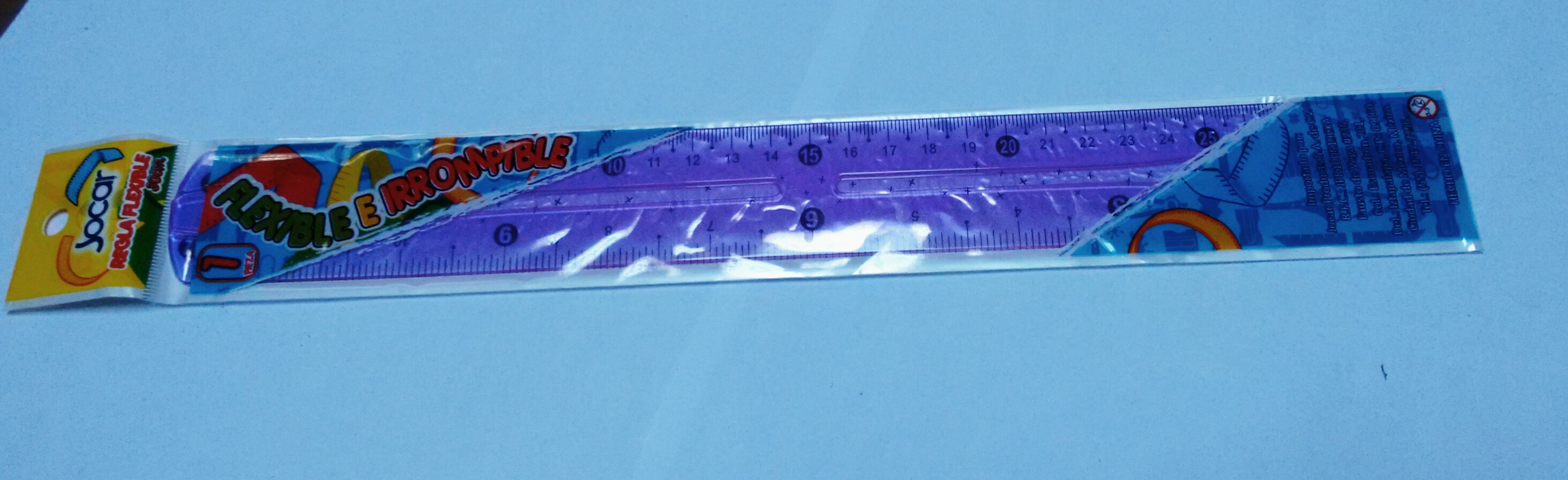 REGLA ESC.PLAST. 30CMS FLEXIBLE RF30 JOC 940587 (IRROMPIBLE)