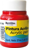 PINTURA ACRILICA  37ML ROJO SANG.BARRILI
