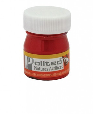 PINTURA ACRILICA  20ML RJO.TO.C/12 POLIT