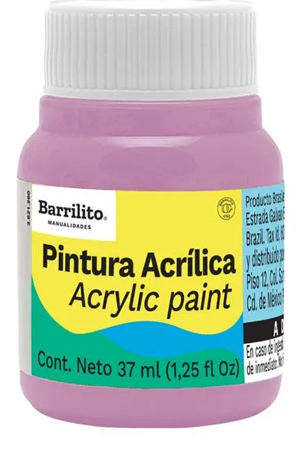 PINTURA ACRILICA  37ML ROSA PAST.BARRILI