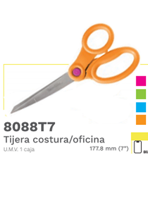 TIJERA P/COSTURA-OFIC.  7" T7  BARRILITO 974529 974526 (MANGO