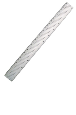 REGLA DE  ALUMIN.30CMS          ESCRIMEX