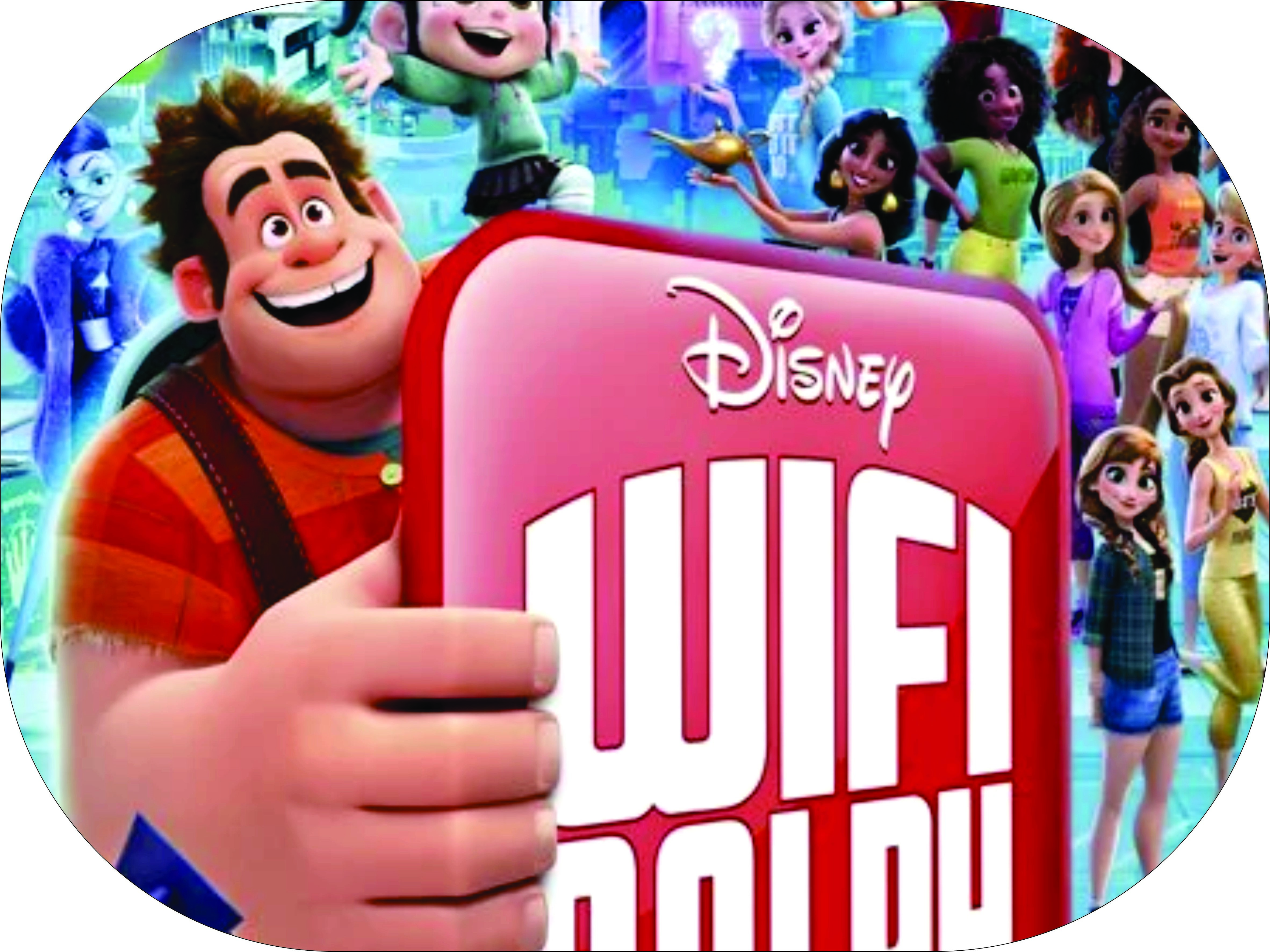 TAPETE PLAST. P/ALIMENTOS WIFI RALPH
