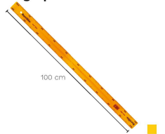 REGLA DE PLAST.100CMS P/PIZARR.BARRILITO 963264 S001 (COL.AZU
