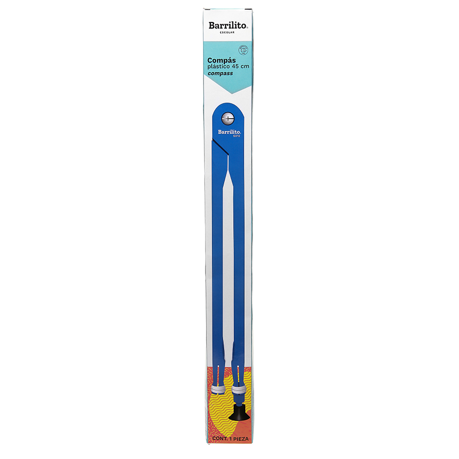 COMPAS DE PLASTICO 45CMS P/PIZARRON S010