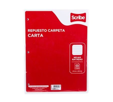 BLOCK CARTA RAYA      100H 3PERF.  S3400