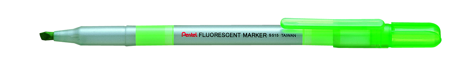 MARCATEXTO S515-K VERDE           PENTEL 020235 020280 (DELGA