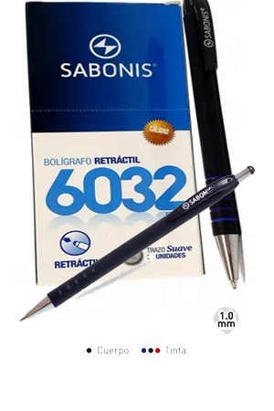 PORTAMINA 0.5MM P6032 NEGRO      SABONIS