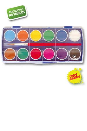 PINTURA CARTEL  20ML C/12 COL.   SABONIS