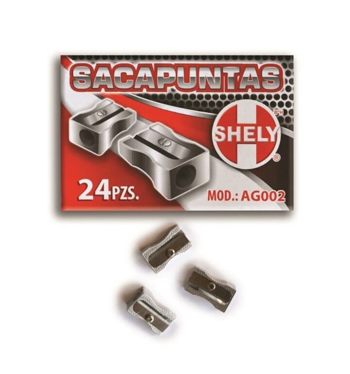 SACAPUNTA ESCOLAR METALICO DIAG.   SHELY 780165 AG002 CON 1 O