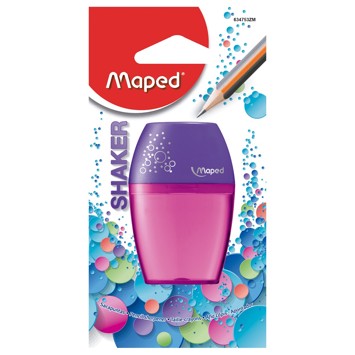 SACAPUNTA ESCOLAR PLAST.C/DEP.    SHAKER