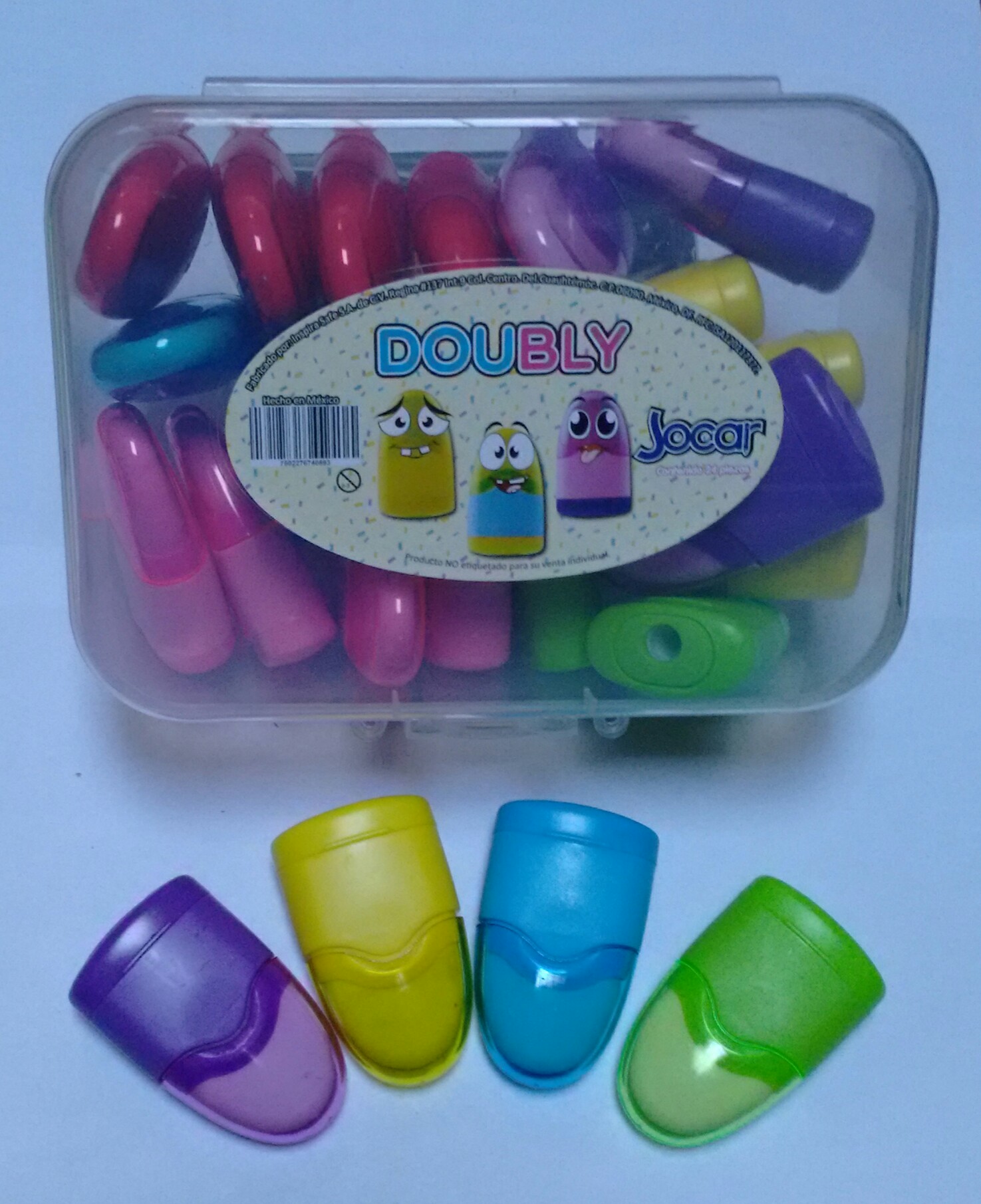 SACAPUNTA ESCOLAR PLAST.C/DEP.C/GM JOCAR 740893 SDGC24 COL SU