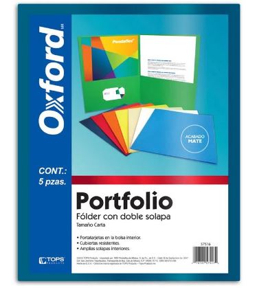 FOLDER T/C ELITE FILE AZL MAR.C/5 OXFORD 505087 50508 SHOWFOL
