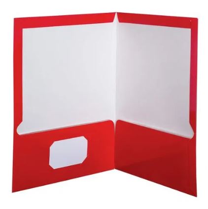 FOLDER T/C ELITE FILE ROJO    C/5 OXFORD 517356 51735 SHOWFOL