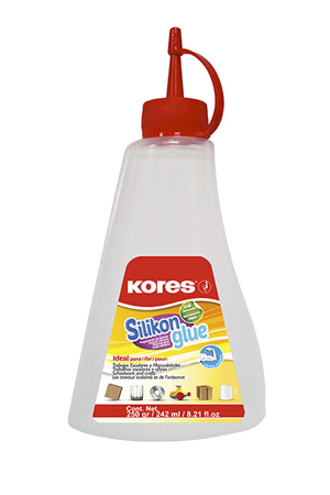 SILICON LIQUIDO P/MANUAL. 250ML    KORES 751027 (EXTRA FUERTE