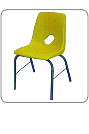 SILLA PREESCOLAR AMARILLA    108122 ESCO SILPREESC1 (CONCHA D