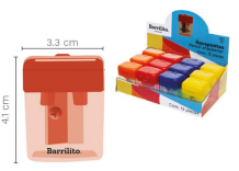 SACAPUNTA ESCOLAR PLAST.C/DEP.SK12M BARR