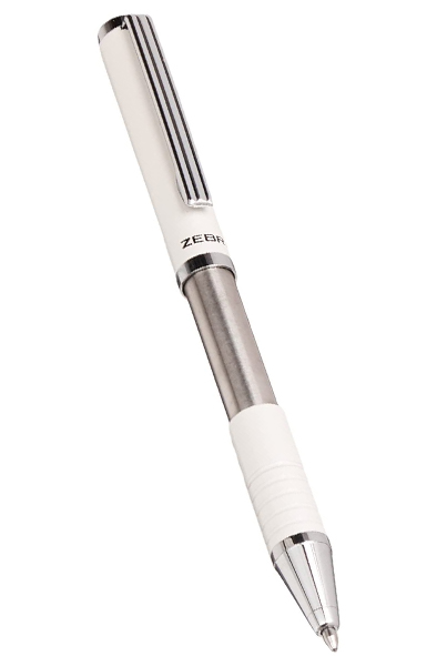 BOLIGRAFO MED. SLIDE BLANCO        ZEBRA 7902-08 TINTA NEGRA