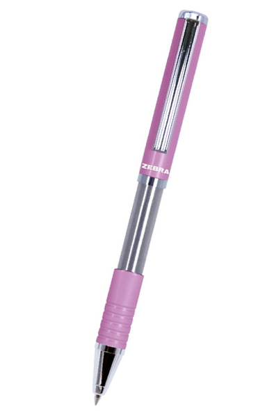 BOLIGRAFO MED. SLIDE ROSA          ZEBRA 7902-04  TINTA NEGRA