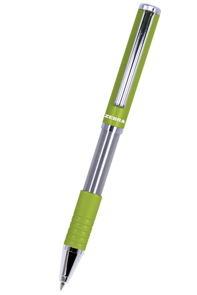 BOLIGRAFO MED. SLIDE VERDE         ZEBRA 7902-03 TINTA NEGRA