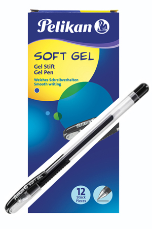BOLIGRAFO MED. SOFT GEL NEGRO    PELIKAN 963611