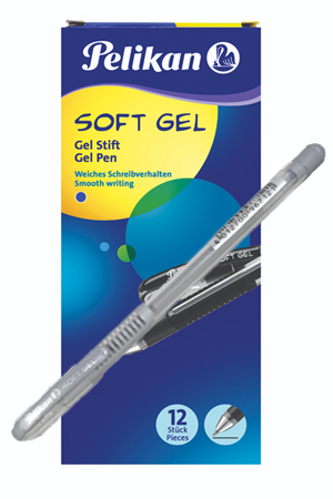 BOLIGRAFO MED. SOFT GEL PLATA    PELIKAN 967121 223154