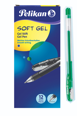 BOLIGRAFO MED. SOFT GEL VERDE    PELIKAN 963628