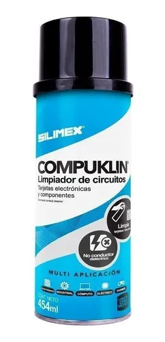 SPRAY LIMPIADOR P/TARJ/ELEC.454ML SILIME 196090 COMPUKLIN