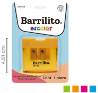 SACAPUNTA ESCOLAR MET.C/DEP.PLAST.SPT35B 922926 BARRILITO