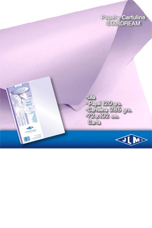 PAPEL CTA STARDREAM LILA      C/100H JLM 753082 2161-6-14 JLM