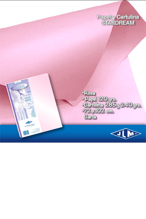 PAPEL CTA STARDREAM ROSA      C/100H JLM 753051 2161-6-11
