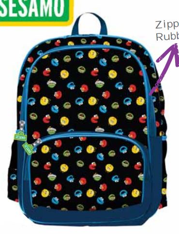 MOCHILA ESCOLAR SESAMO FRIENDS     U-PAK 886137 9101036502