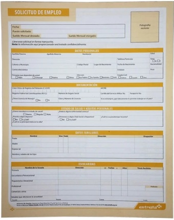 BLOCK 2002 SOLICIT.D'EMPLEO 40H ESTRELLA