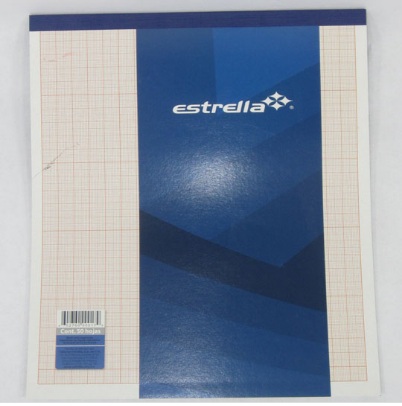 BLOCK MILIMETRICO CARTA  50H 17 ESTRELLA