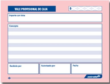 BLOCK 2051 VALE PROVISION.D'CAJA ESTRELL