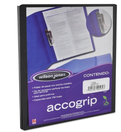 CARPETA ARG.  1"   CART.NEGRO   ACCORING P5462  (CARTON) PROD