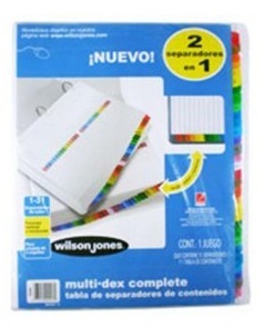 SEPARADOR CTA.MULTIDEX BASIC C/31  P0447 (FORMATO VERTICAL/HO