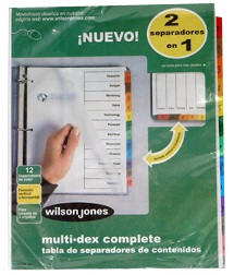 SEPARADOR CTA.MULTIDEX BASIC C/12  P0445