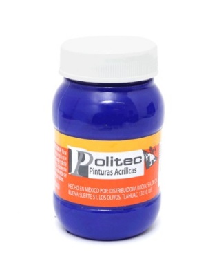 PINTURA ACRILICA 100ML AZL UL.C/06 POLIT