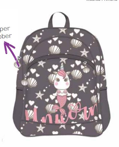 MOCHILA ESCOLAR SIRENACORNIO       U-PAK 882900 9101025504