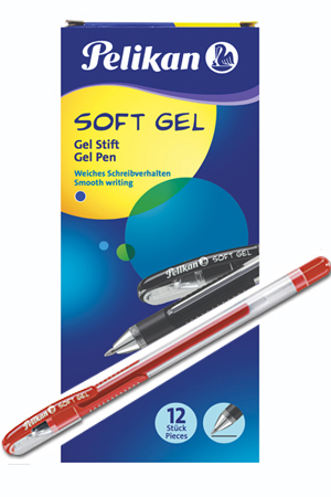 BOLIGRAFO MED. SOFT GEL NARANJA  PELIKAN 223765 223819