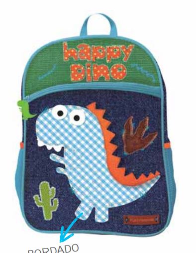 MOCHILA PREESCOLAR T-REX DINO      U-PAK 882733 9101015501