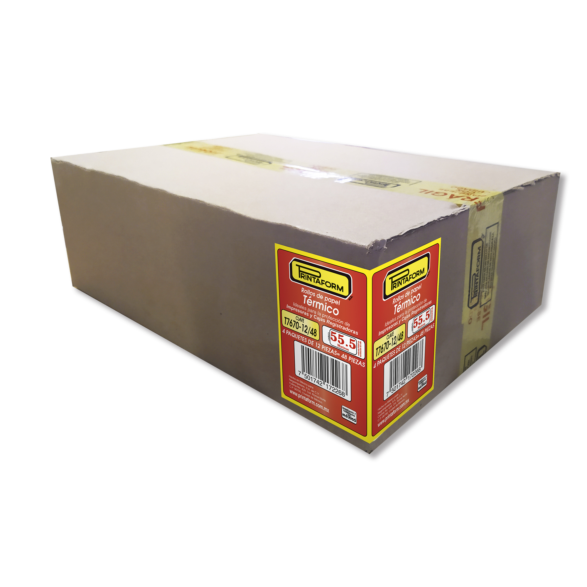 ROLLO P/IMPRE.TICKET 76MMX70MM TERM. PCM