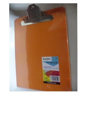 TABLA AGARRA PAPEL CTA CLIP M.NAJ.  BARR 981923 8192TCS PLAS.