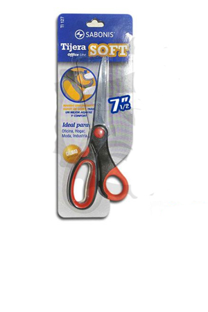 TIJERA P/OFICINA 7.5" SOFT TI-127 SABONI