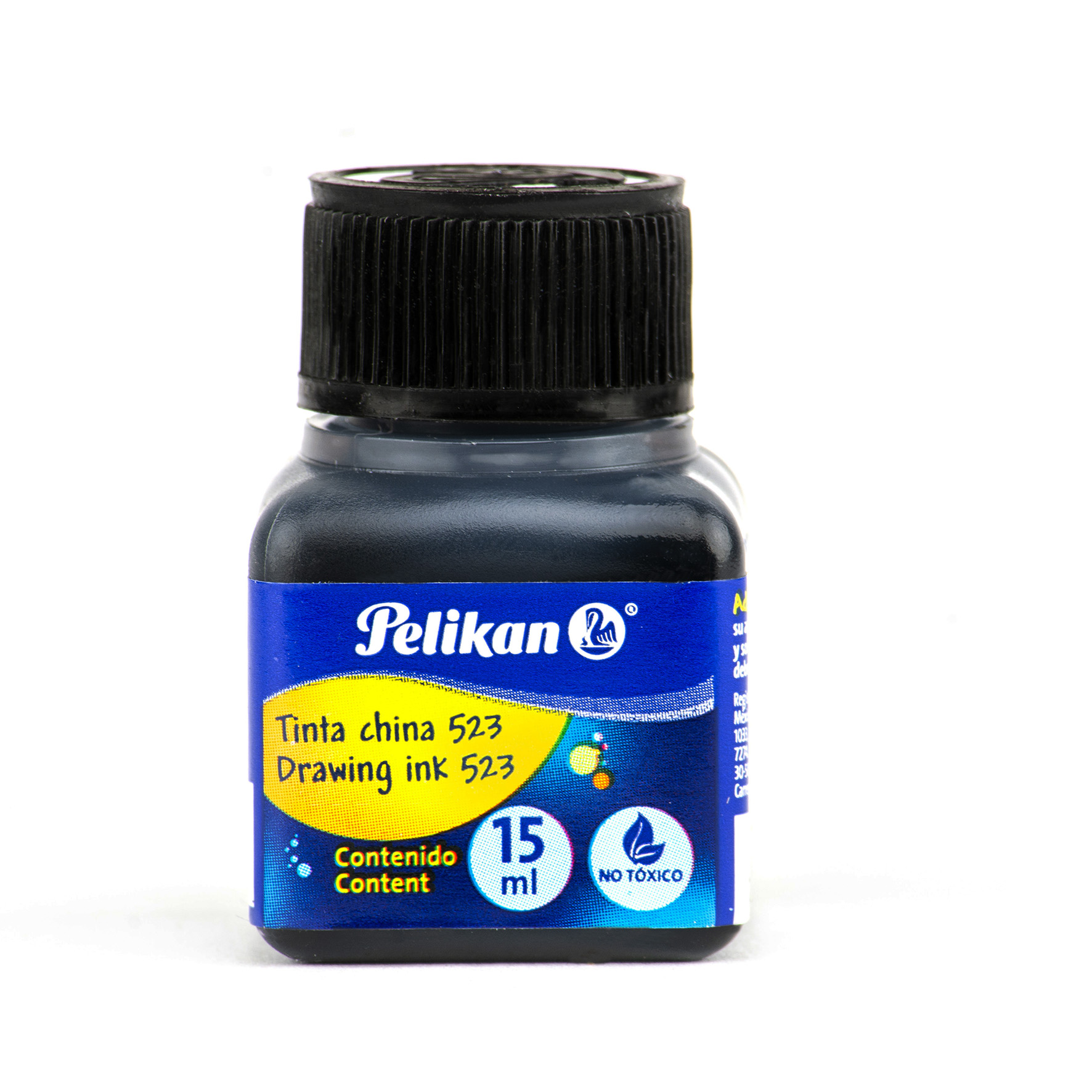 TINTA CHINA NEGRO     523 15ML   PELIKAN