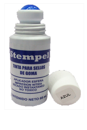 TINTA P/SELLO AZUL        60ML   STEMPEL 900174