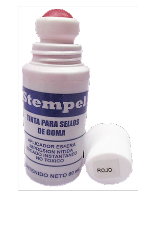 TINTA P/SELLO ROJO        60ML   STEMPEL 900174